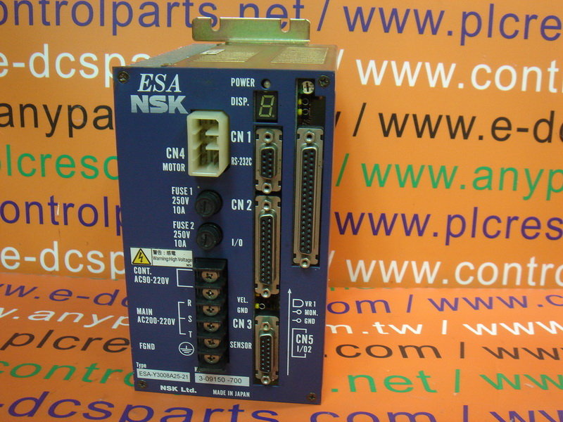 NSK ESA-Y3008A25-21 SERVO DRIVE - PLC DCS SERVO Control NSK ESA-Y3008A25-21 SERVO DRIVE - PLC DCS SERVO Control